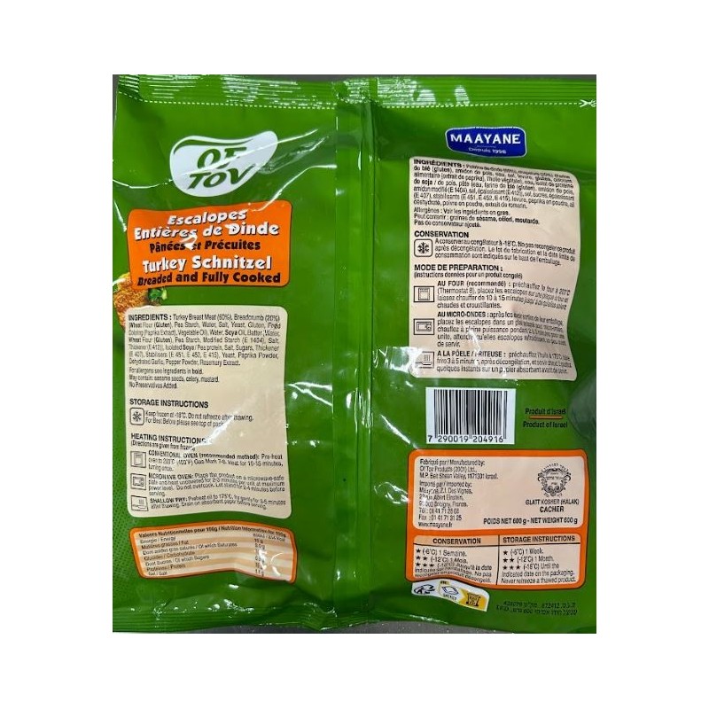 Escalopes de Dinde Panées Of Tov