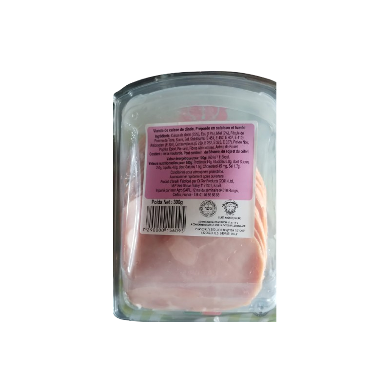 Pastrami de dinde miel HL