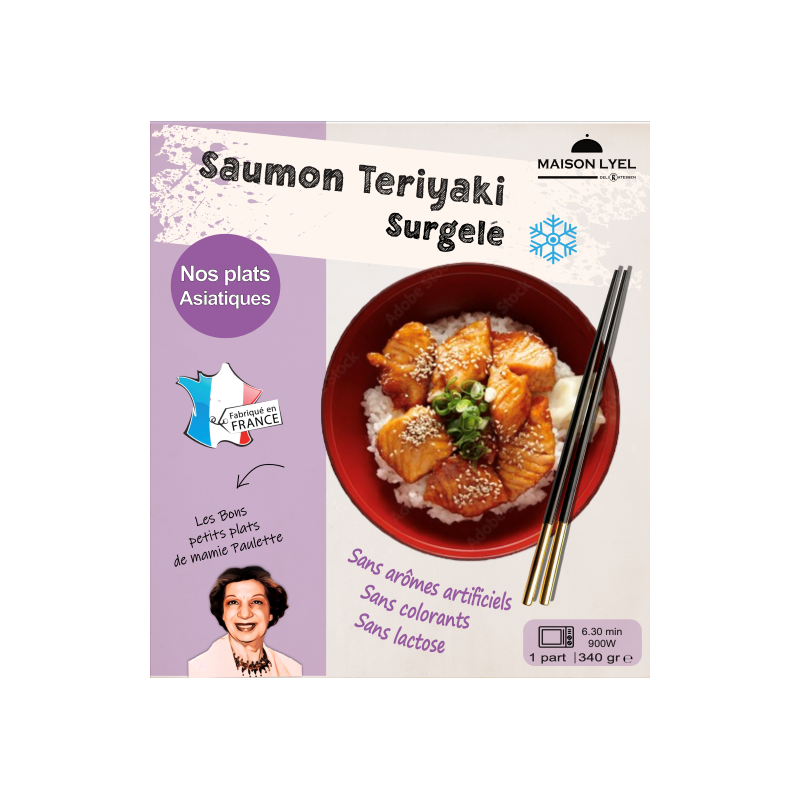 Barquette Saumon Teriyaki