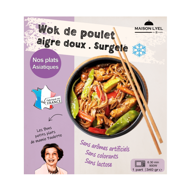 Barquette Wok de poulet