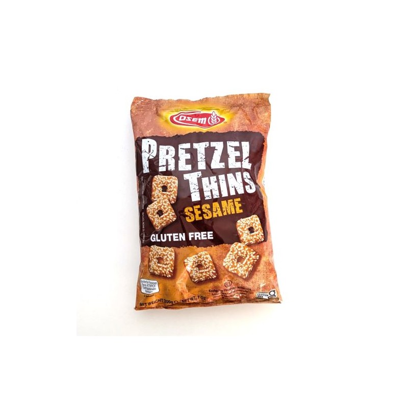 Pretzel fins sans gluten au sel