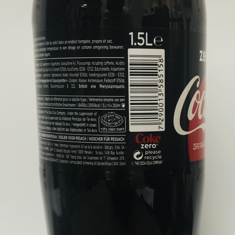 Coca-Cola Zéro 1.5L Coca-Cola Zéro 1.5L
